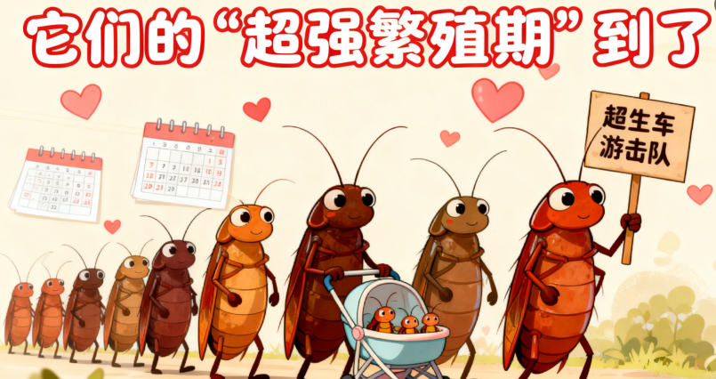 在不防御，蟑螂就把你家攻陷了！