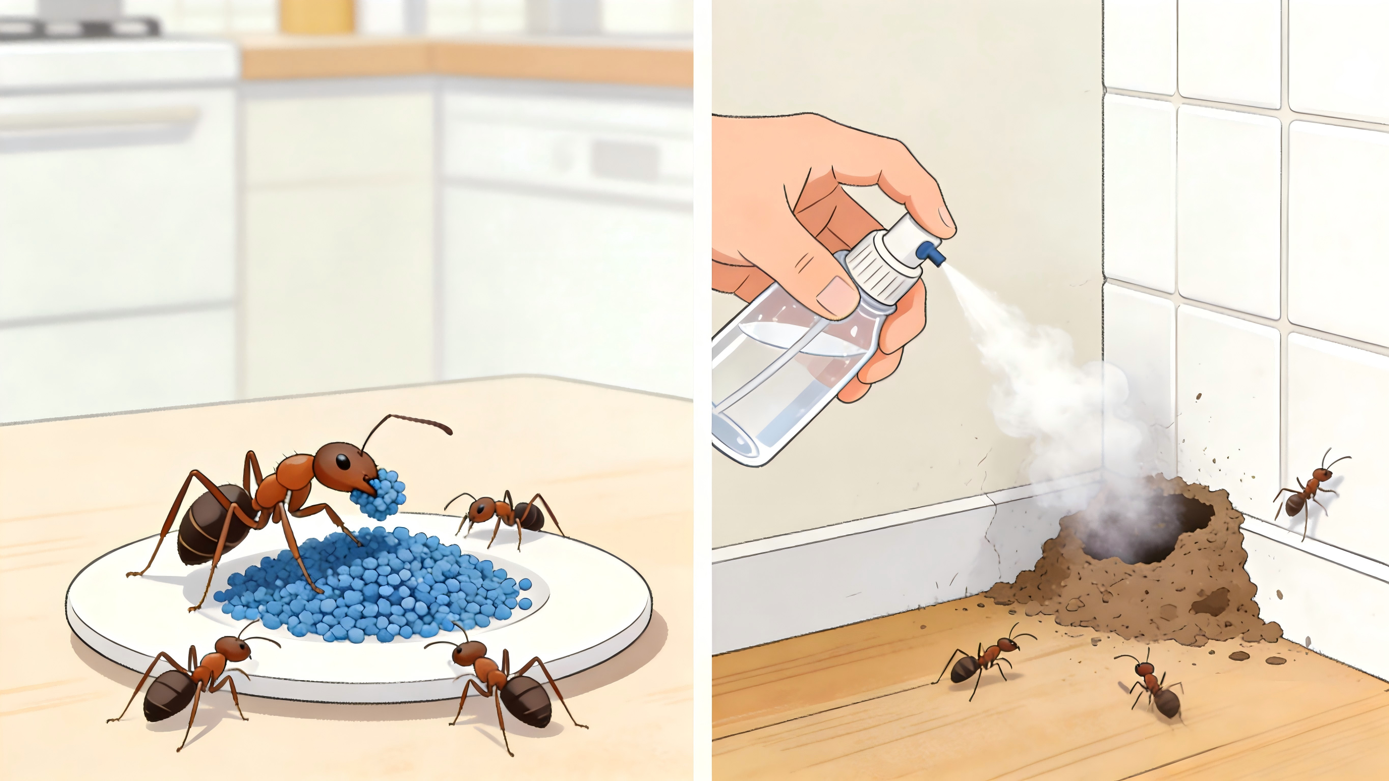 冬季家里有螞蟻怎么辦？用餌劑還是噴劑？
